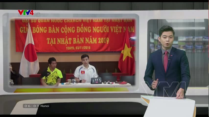 Sôi nổi giải bóng bàn cộng đồng người Việt tại Nhật Bản