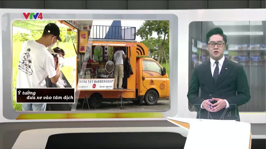 Tiệm cắt tóc miễn phí trong tâm dịch