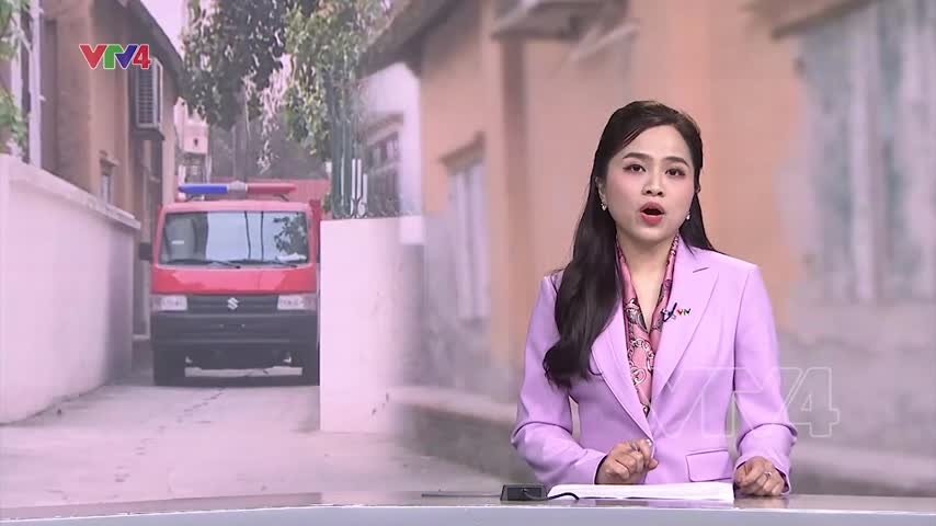 Sáng chế xe chữa cháy nhỏ dành cho ngõ sâu