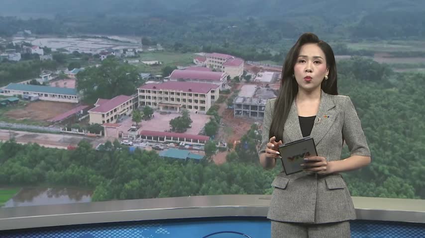 Tiến độ xây trường nội trú liên cấp ở biên giới