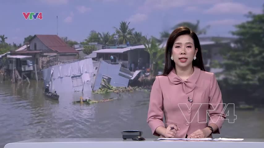 Sạt lở bờ sông - Nỗi bất an