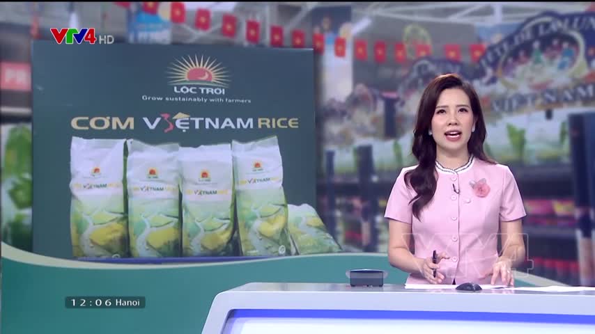 Gạo Việt Nam vào hệ thống siêu thị Pháp