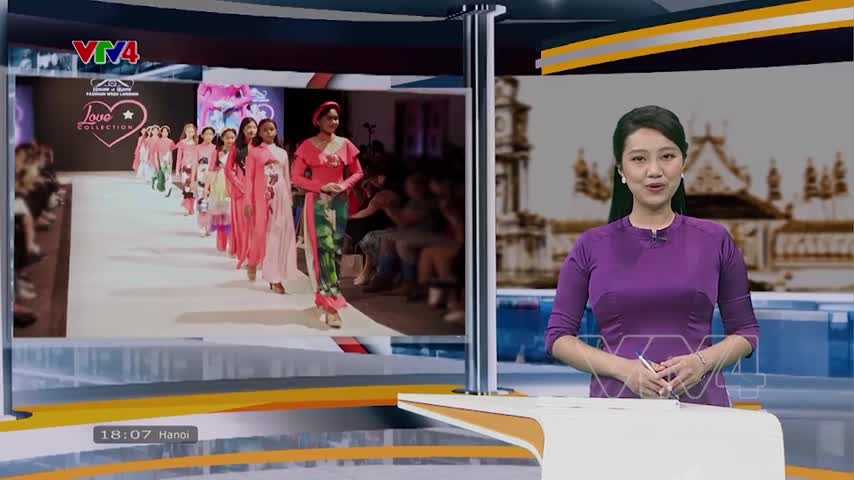Quảng bá vẻ đẹp áo dài Việt Nam tại tuần lễ thời trang London