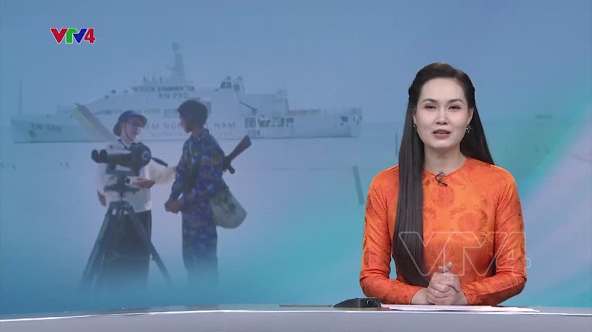 Các nhà báo trên hải trình Trường Sa, Nhà giàn DK1