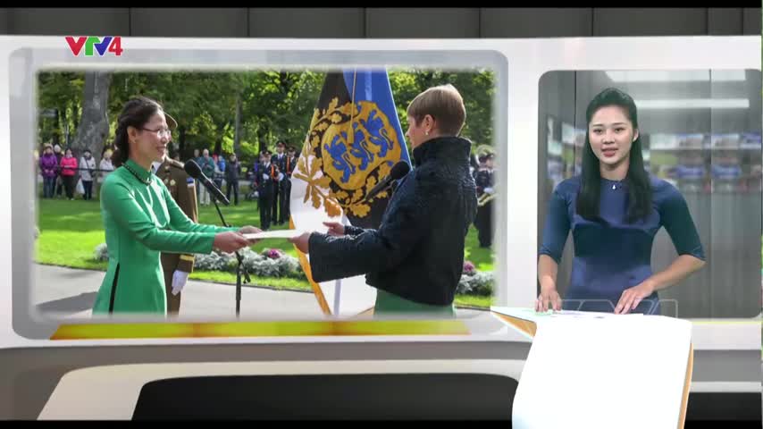 Đại sứ Đặng Thị Hải Tâm trình thư ủy nhiệm lên Tổng thống Estonia
