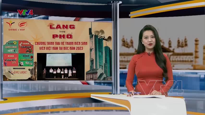 'Làng trong Phố' - món ăn tinh thần độc đáo của thanh niên, sinh viên Việt Nam tại Đức