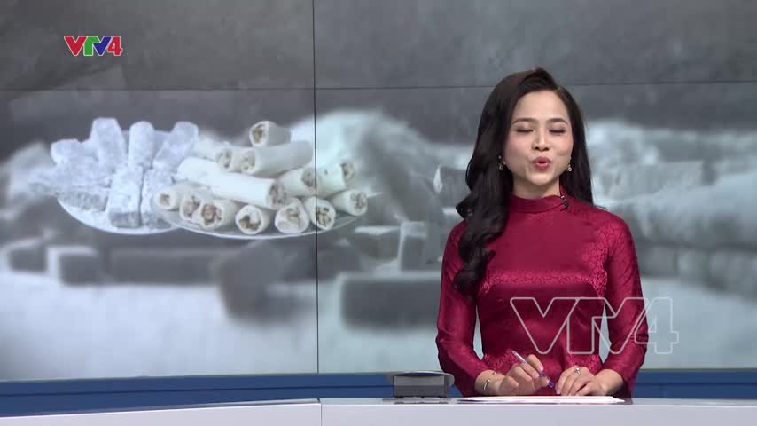 Làng bánh kẹo truyền thống vào vụ Tết