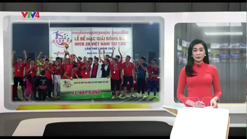 Bế mạc giải bóng đá “Over 29 Việt Nam” tại Lào lần thứ I