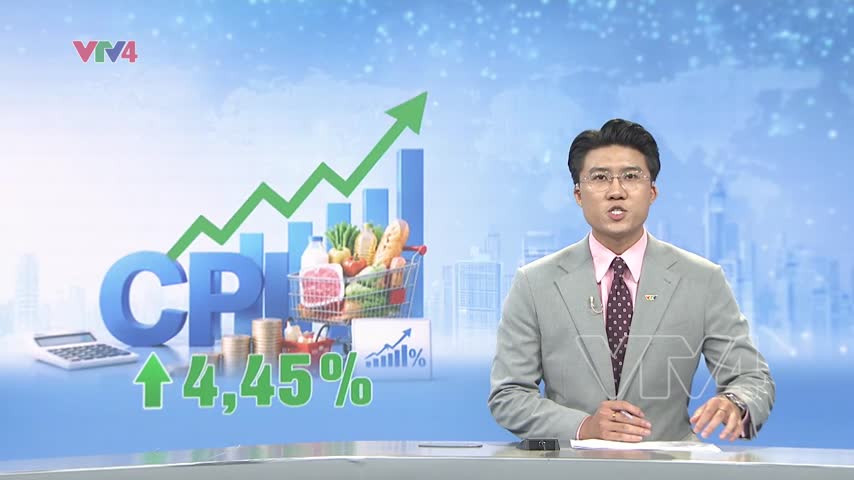CPI 8 tháng tăng 4,45%