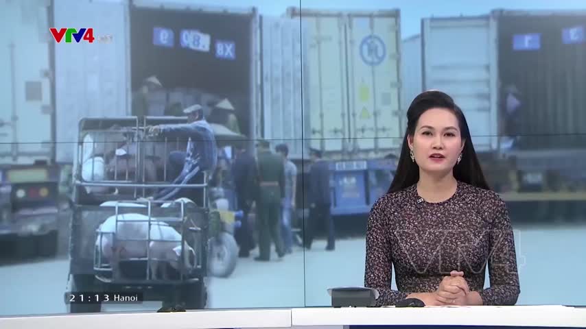 Kiểm soát xuất nhập khẩu thịt lợn trên biên giới