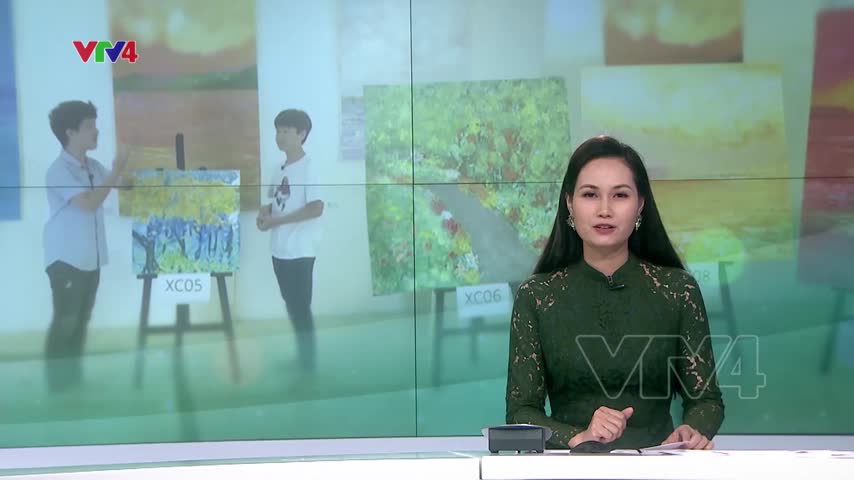 Họa sỹ nhí Xèo Chu bán tranh gây quỹ cho các bác sỹ Thành phố Hồ Chí Minh