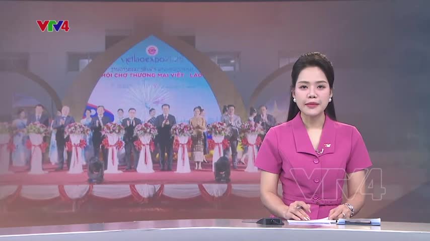 Khai mạc Hội chợ thương mại Việt Nam - Lào 2025