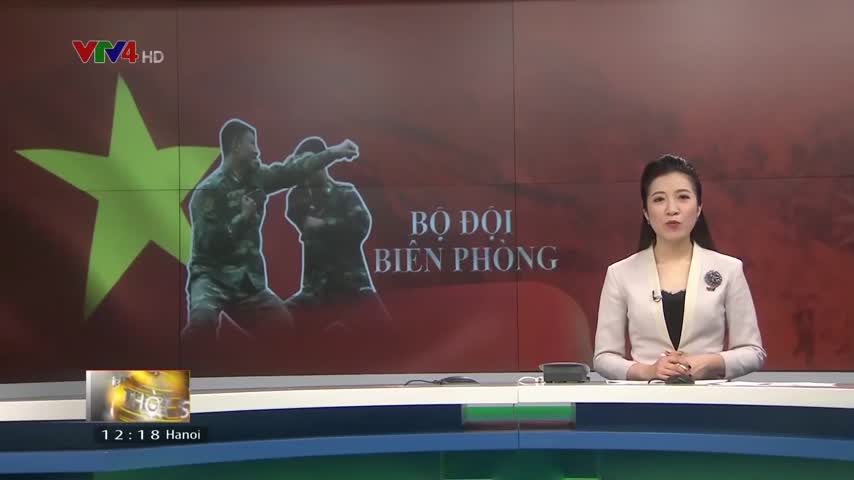 Bộ đội biên phòng rèn luyện võ thuật