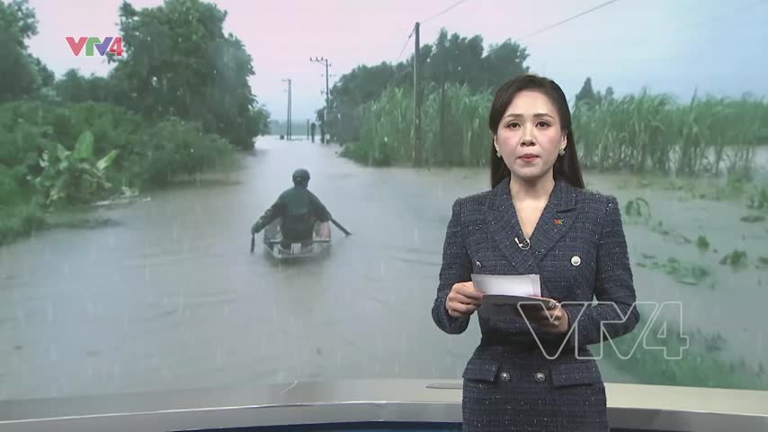 Mưa kéo dài gây ngập ở nhiều địa phương
