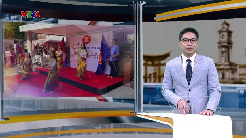 Sắc màu ASEAN trong ngày hội gia đình tại Bỉ