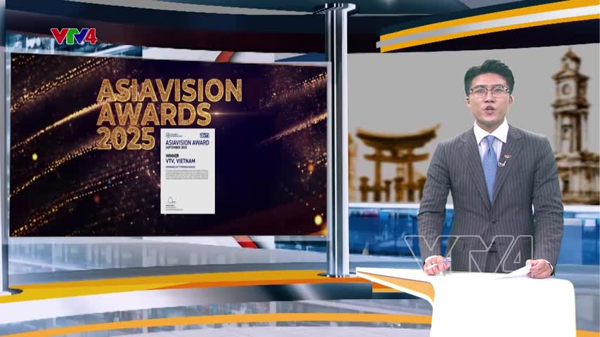 VTV được vinh danh tại giải thưởng Asiavision tháng 9