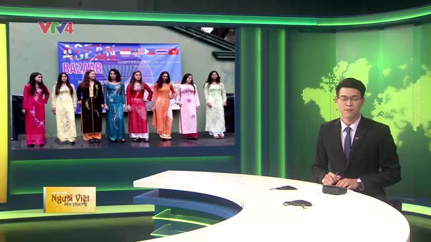 Áo dài Việt Nam tỏa sáng tại hội chợ Bazar các nước ASEAN ở Argentina