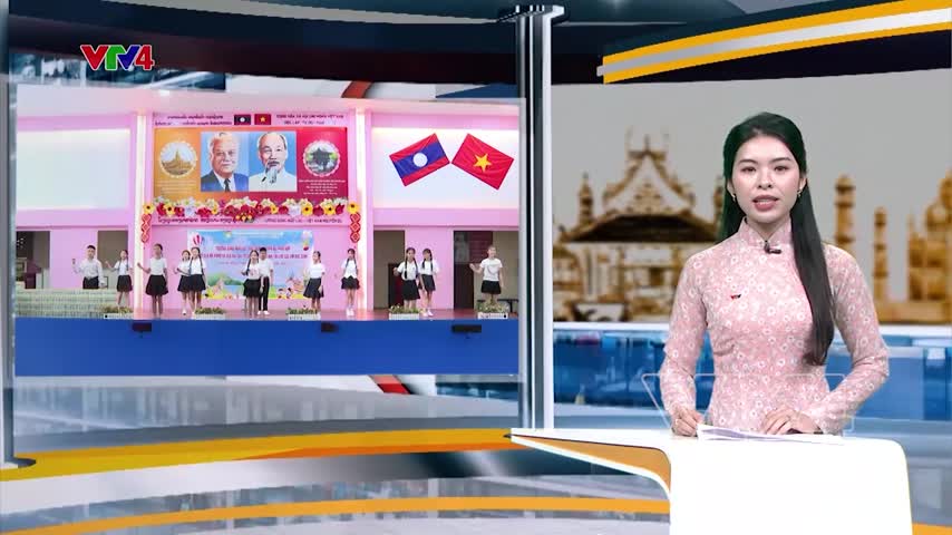 Trường song ngữ Lào – Việt Nam Nguyễn Du vui đón Tết thiếu nhi