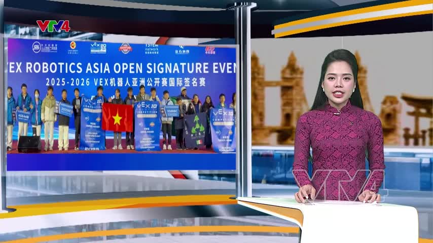 Học sinh Việt Nam lọt top 10 Giải vô địch VEX Robotics châu Á 2025