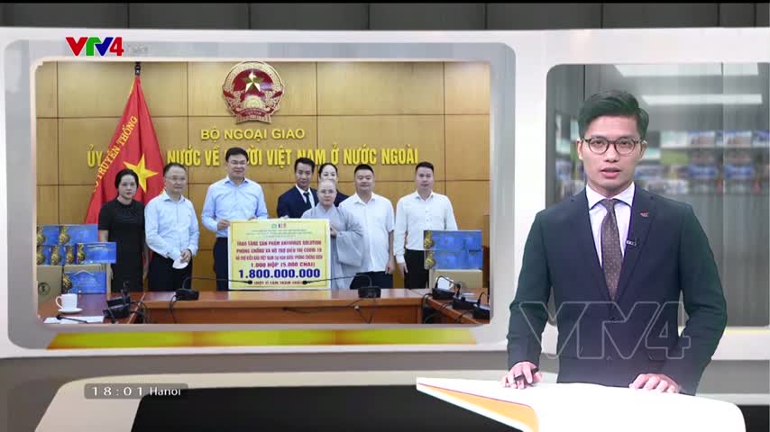 Tiếp nhận sản phẩm hỗ trợ và điều trị covid-19 từ Trung tâm văn hóa Phật giáo Hàn Quốc