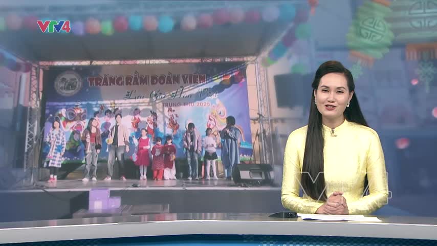 Gia đình đa văn hóa đón Tết Trung thu