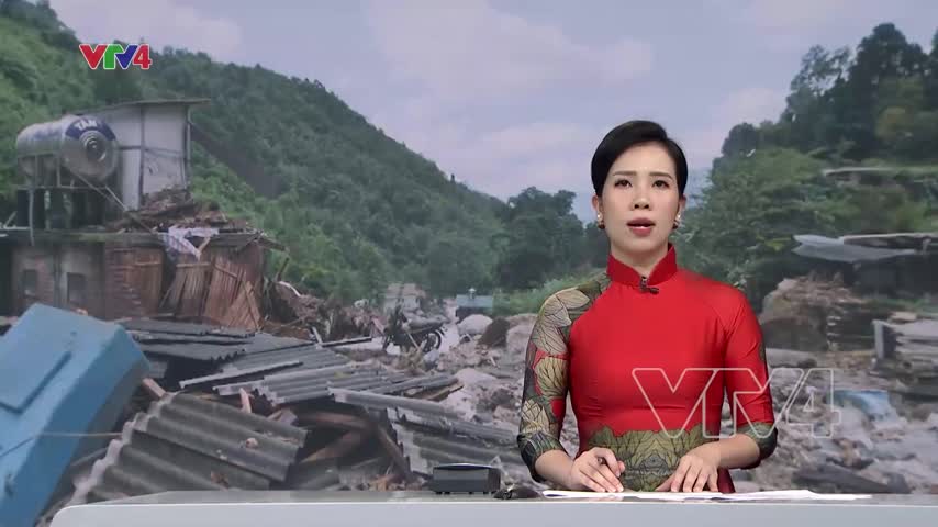 Lũ ống lịch sử tại xã Liên Minh, thị xã Sapa