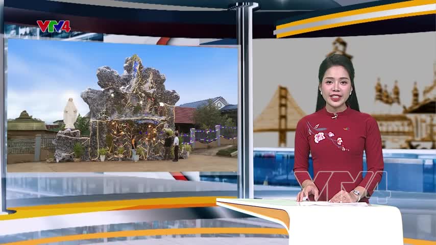 Buôn làng đạo công giáo vui đón giáng sinh