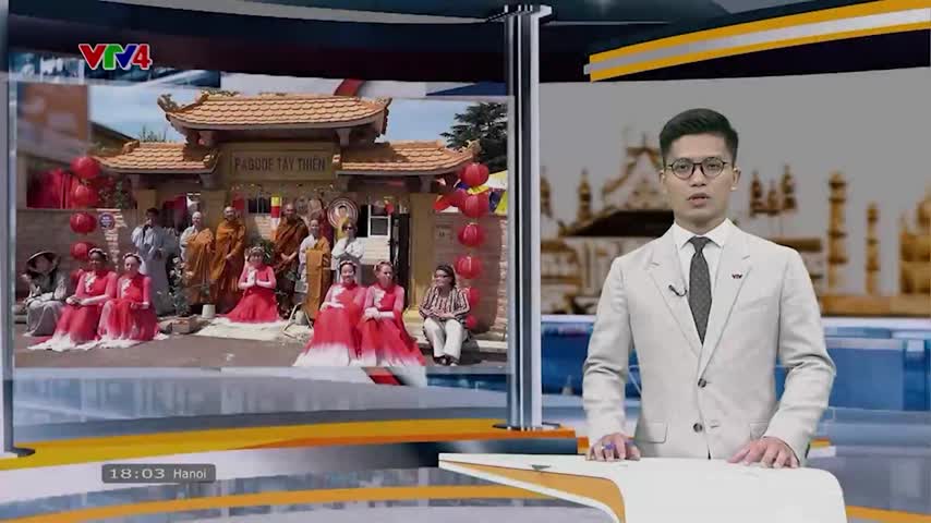 Chùa Tây Thiên tại Pháp khánh thành cổng Tam quan trong mùa Phật Đản