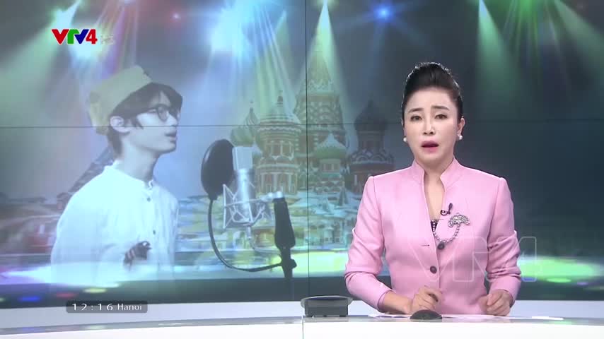 Nam sinh đạt giải nhất cuộc thi hát quốc tế tiếng Nga