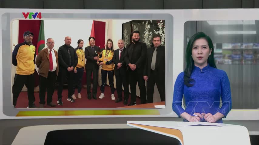 Đại sứ Việt Nam tại Algeria chúc mừng Đội tuyển Quán Khí đạo Algeria