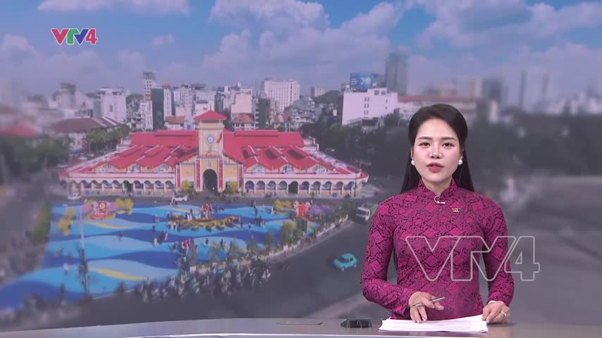 TP Hồ Chí Minh trang hoàng không gian đón Tết