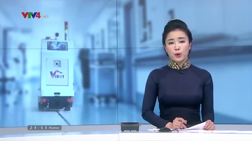 Robot hỗ trợ y tế tại các khu cách ly