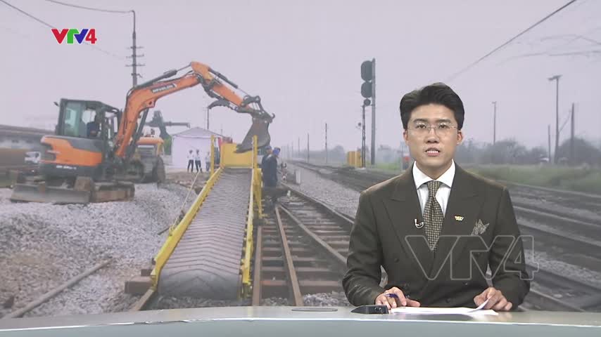 Cơ giới hóa sửa chữa hư hỏng hạ tầng đường sắt