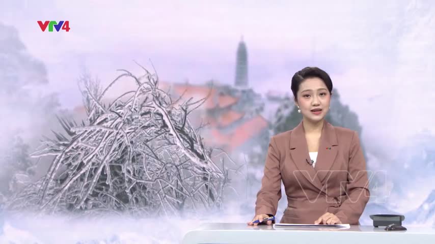 Fansipan xuất hiện băng giá