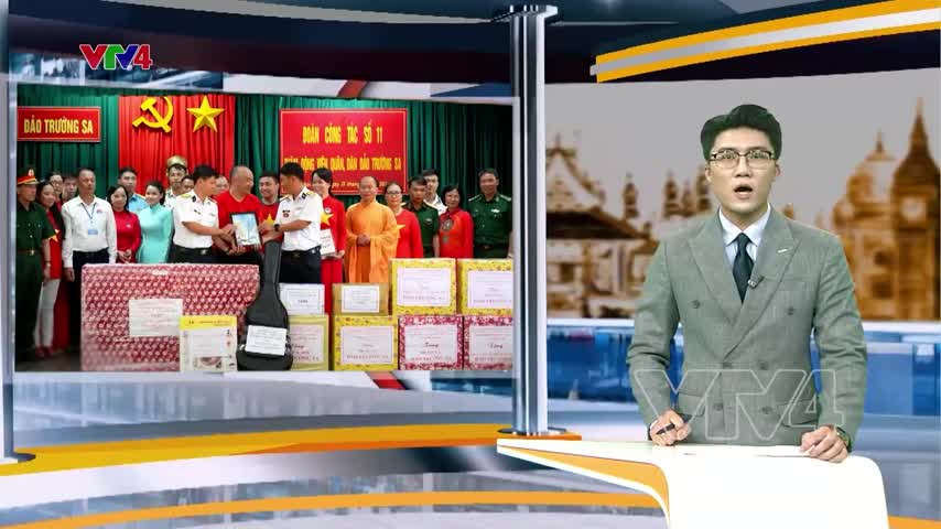 Công đoàn Đài truyền hình Việt Nam và kiều bào thăm quần đảo Trường Sa