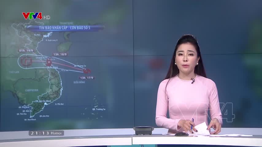Kiểm tra, chỉ đạo ứng phó với bão số 5 tại miền Trung