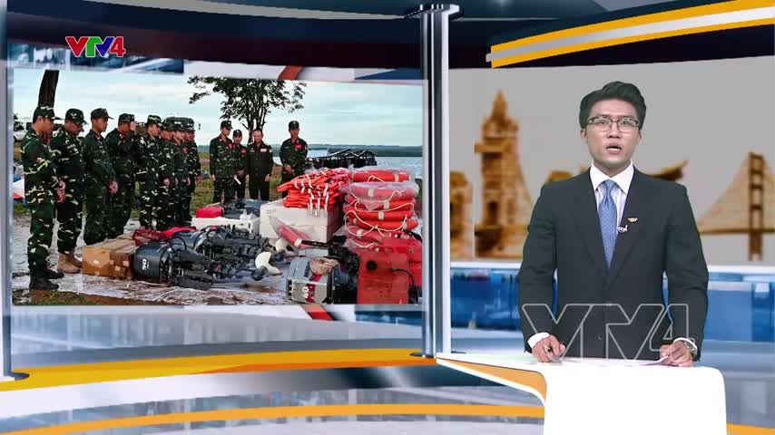 Quân khu 4 hỗ trợ phương tiện, trang thiết bị cứu hộ, cứu nạn cho Lào