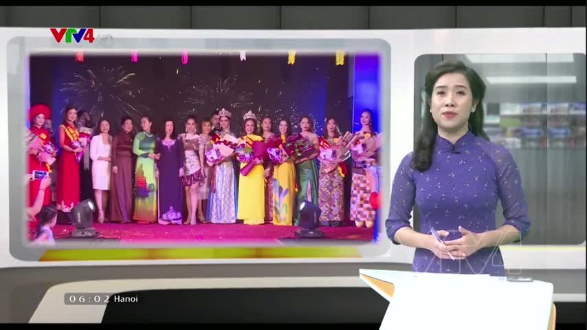 Sôi động cuộc thi Duyên dáng áo dài phụ nữ Việt Nam tại Lào