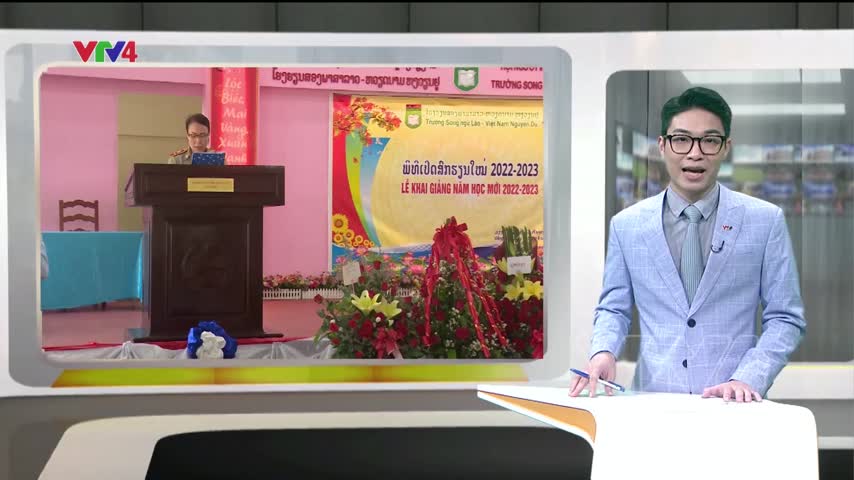 Trường song ngữ Lào - Việt Nam Nguyễn Du khai giảng năm học mới