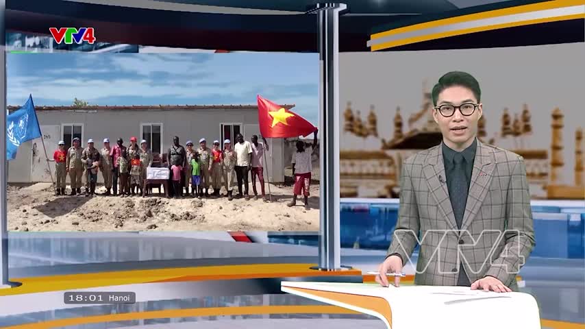 Bộ đội Việt Nam xây trường tặng trẻ em châu Phi