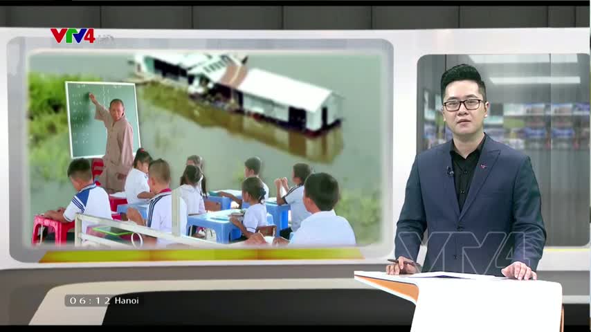 Lớp học đặc biệt giữa hồ Trị An