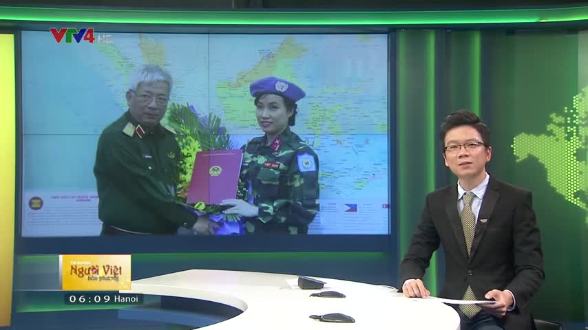 Nữ sỹ quan Việt Nam đầu tiên tham gia lực lượng gìn giữ hoà bình Liên hợp Quốc