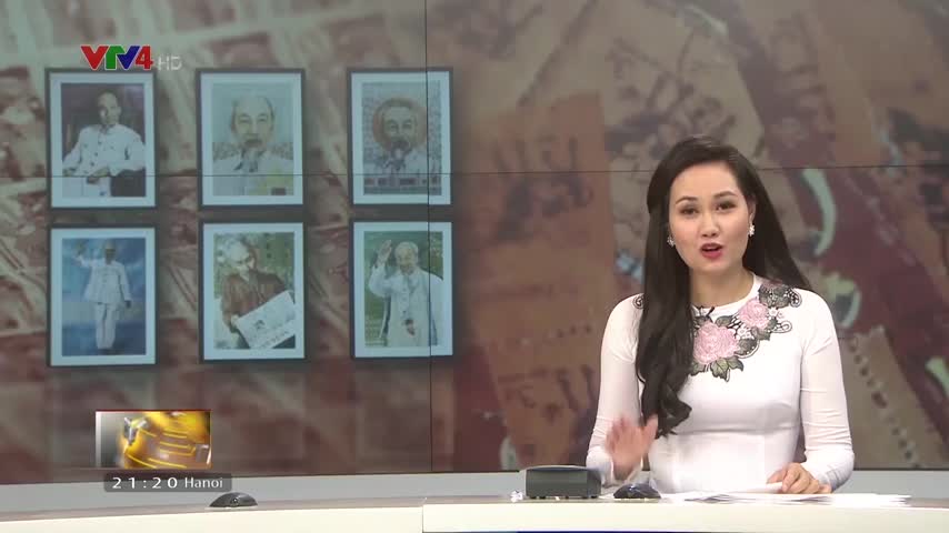 Tranh Bác Hồ từ những con tem
