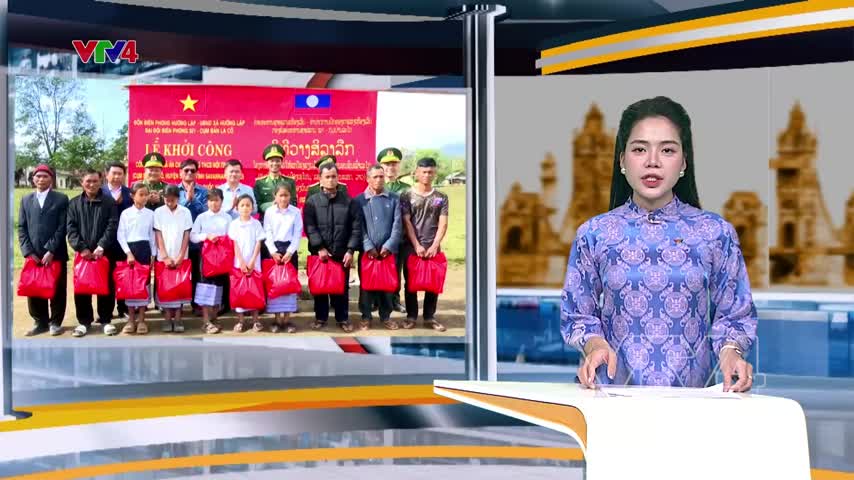 Xây dựng nhà ăn bán trú cho học sinh Lào