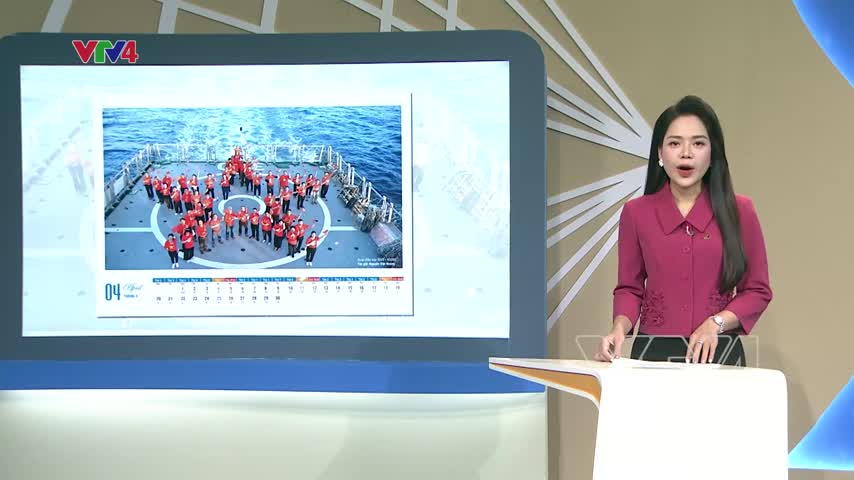 Bộ lịch hướng về Trường Sa của Câu lạc bộ Hoàng Sa - Trường Sa tại Ba Lan