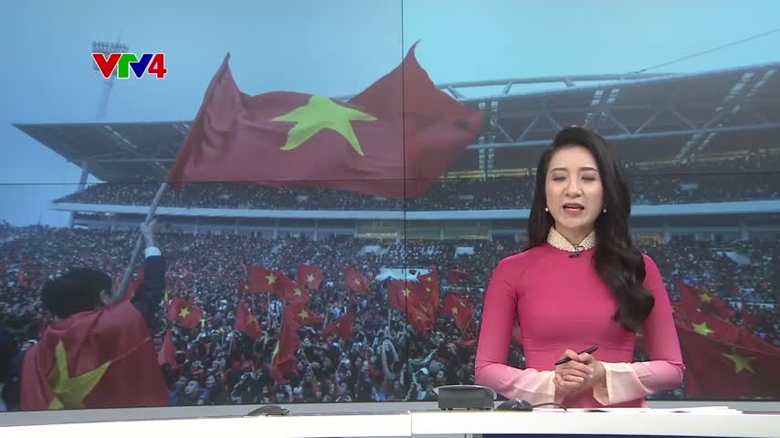 Không khí cổ vũ trận tranh Huy chương Đồng môn bóng đá nam Asiad tại Hà Nội