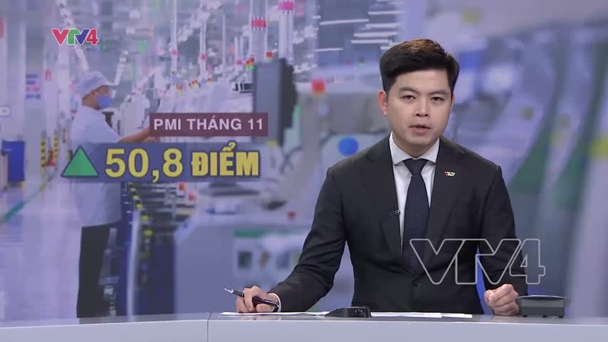 PMI ngành sản xuất Việt Nam đạt 50,8 điểm trong tháng 11