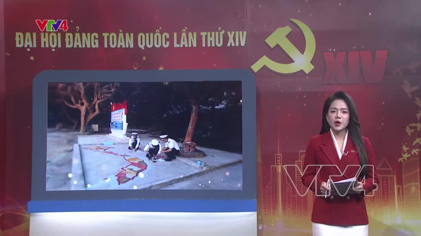 Quân và dân Trường Sa hướng về Đại hội XIV