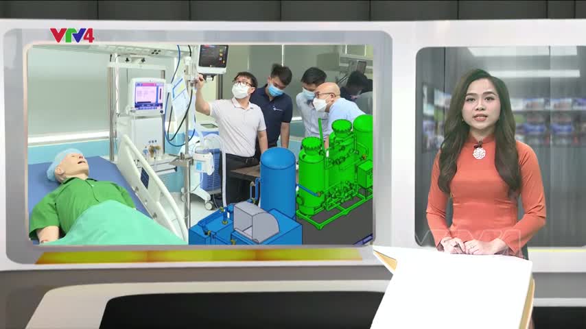 Hệ thống tạo oxy và khí nén di động hỗ trợ điều trị bệnh nhân Covid-19
