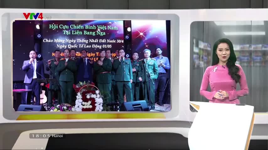 Hội Cựu chiến binh Việt Nam tại Nga kỷ niệm ngày 30/4 và 1/5